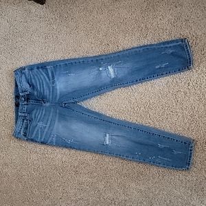 Judy Blue Relaxed Fit Jeans, Distressed, Size 30